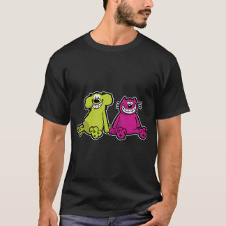 Hond en kat t-shirt