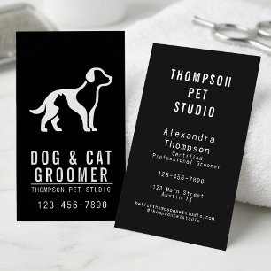 Hond En Kat Trimmer Modern Krachtig Professioneel Visitekaartje