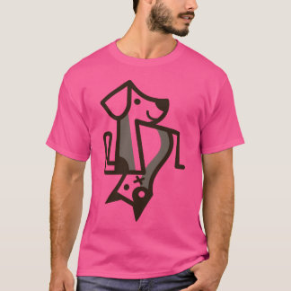 Hond en Kat Vrienden meisje T-shirt