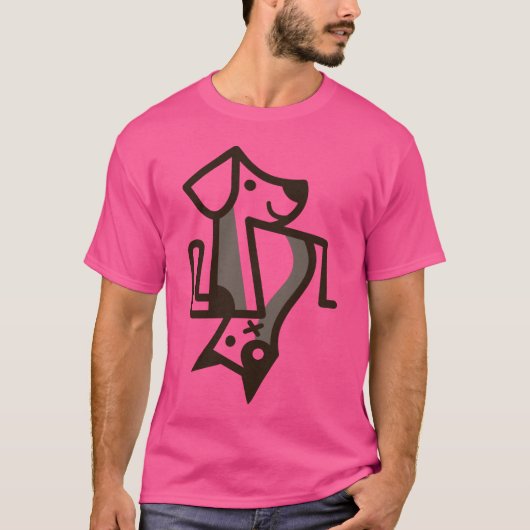 Hond en Kat Vrienden meisje T-shirt (Voorkant)