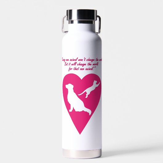 Hond en kat waterfles (Voorkant)