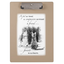 Hond- en kattenblik in het raam, Pet Sympathie Klembord