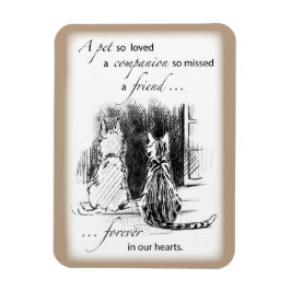 Hond- en kattenblik in het raam, Pet Sympathie Magneet