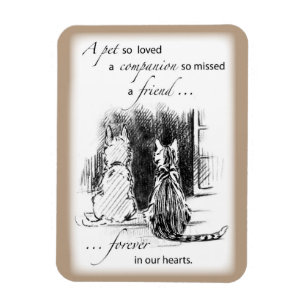 Hond- en kattenblik in het raam, Pet Sympathie Magneet