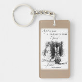 Hond- en kattenblik in het raam, Pet Sympathie Sleutelhanger (Voorkant)