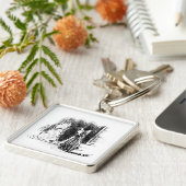 Hond- en kattenblik in het raam, Pet Sympathie Sleutelhanger (Zijkant)