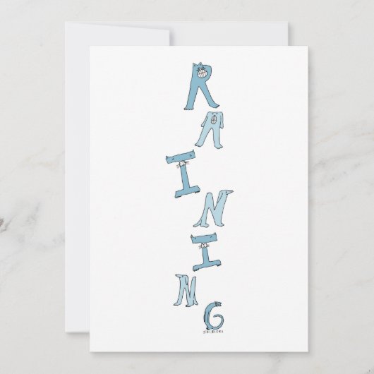 Hond- en kattenkratten en honden bedankkaart (Voorkant)