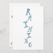 Hond- en kattenkratten en honden bedankkaart (Voorkant / Achterkant)