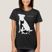 Hond- en kattenvoer Dierenartsen T-shirt (Voorkant)