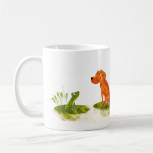 Hond en Kikker Cartoon Koffiemok