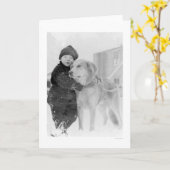 Hond en Kind Nome Alaska 1926 Kaart (Gele Bloem)