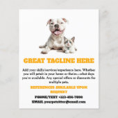 Hond en kitten Pet Sitting Service Flyer (Voorkant)
