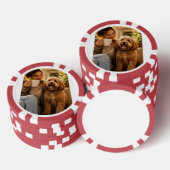 Hond en koffie poker chips (Opstapeling)