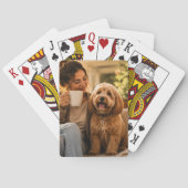 Hond en koffie pokerkaarten (Achterkant)