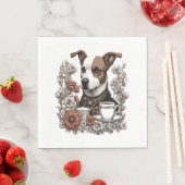 Hond en koffie servet (Insitu)