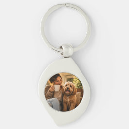 Hond en koffie sleutelhanger
