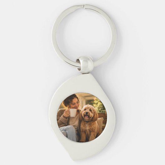 Hond en koffie sleutelhanger (Voorkant)