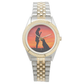 hond en meisje horloge