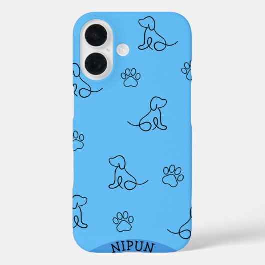 Hond en Poot iPhone / iPad case (Achterkant)