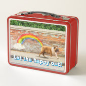 Hond- en regenbooggraffiti (Achterkant)