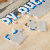 Hond- en regenbooggraffiti legpuzzel (Zijkant)