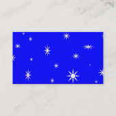 Hond en Sterren Visitekaartje (Achterkant)