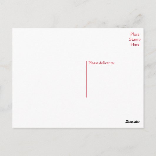 Hond- en tantaarns briefkaart (Achterkant)