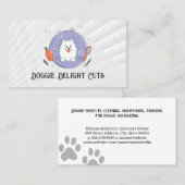 Hond en verzorgingsgereedschap logo visitekaartje (Voorkant / Achterkant)