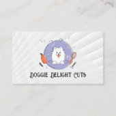 Hond en verzorgingsgereedschap logo visitekaartje (Voorkant)