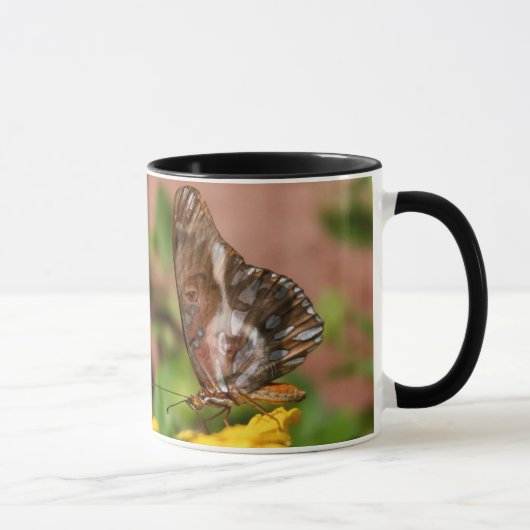 Hond en Vlinder- Monarch Wings Mok (Rechts)