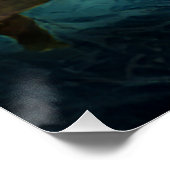 hond en vlinder perfect poster (Hoek)