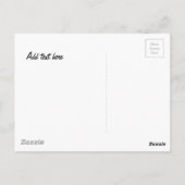 Hond en vrouw op een Rocky Bluff Briefkaart (Achterkant)