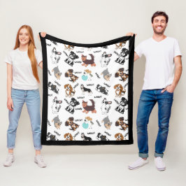 Hond en Woef Fleece Deken