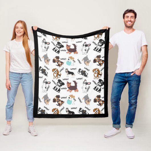 Hond en Woef   Fleece Deken (In situ)