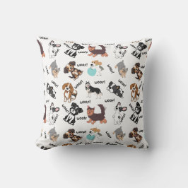 Hond en Woof Kussen