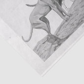  hond Ephemera Decoupage Grote Denen Tissuepapier (Detail)