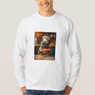 Hond eten pizza T-shirt