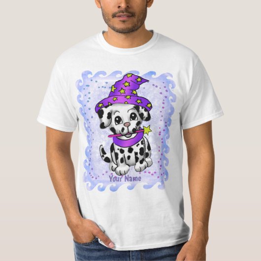 Hond feeën tovenaar  t-shirt (Voorkant)