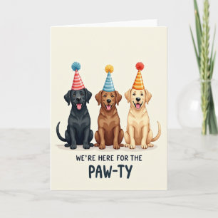 Hond Feest Viering Kaart