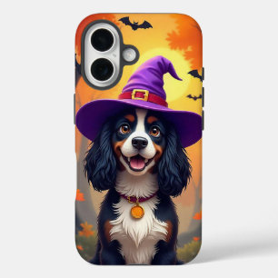 Hond Feestelijke Pompoen Pup & Knusse Herfst Sfeer iPhone 16 Hoesje