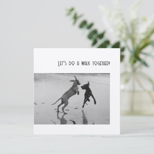 Hond Feestje of Poesiefeest (Staand voorkant)