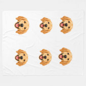 hond fleece deken (Voorkant (Horizontaal))