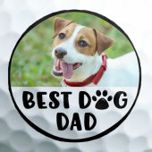Hond foto BESTE HOND PAPA Pawprint Golfballen