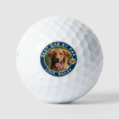 Hond Foto Beste Pap Door Par Custom Golfballen (Voorkant)
