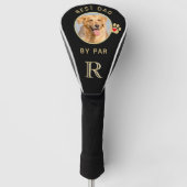 Hond Foto Beste Pap Door Par Custom Monogram Golfheadcover (Voorkant)