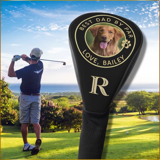 Hond Foto Beste Pap Door Par Custom Monogram * Golfheadcover