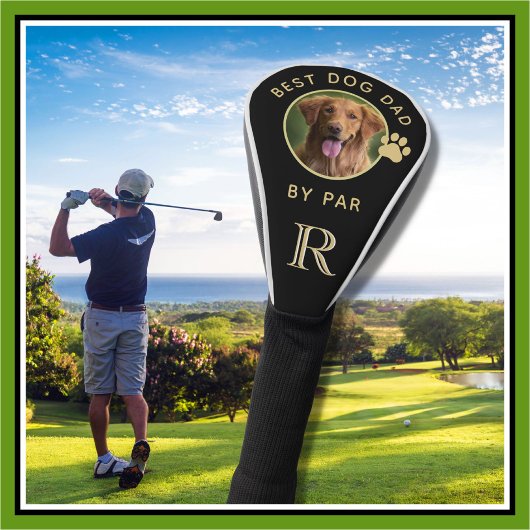 Hond Foto Beste Pap Door Par Custom Monogram Golfheadcover