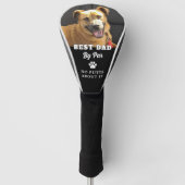 Hond Foto BESTE PAPA DOOR PAR Grappig Custom Golfheadcover (Voorkant)
