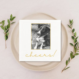 Hond Foto Cocktail Feest Servet