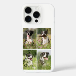 Hond Foto Collage Gepersonaliseerd Huisdier iPhone 16 Pro Hoesje
